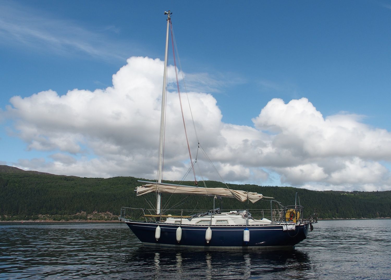 vitorlassal Loch Ness
